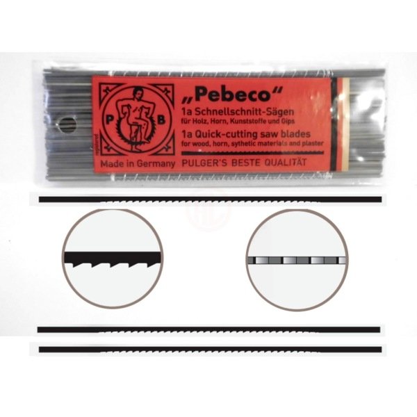 Pebeco Ahşap Kıl Testere No:0 (12 Adet)