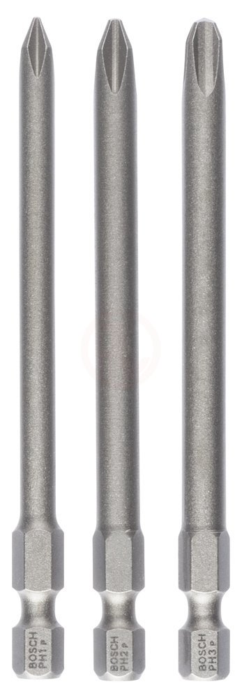 Bosch Vidalama Ucu Extra Hard Set 89 mm (3 Parça PH1/2/3) - 2607001757