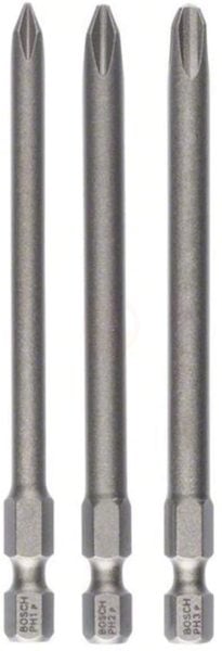 Bosch Vidalama Ucu Extra Hard Set 89 mm (3 Parça PH1/2/3) - 2607001757