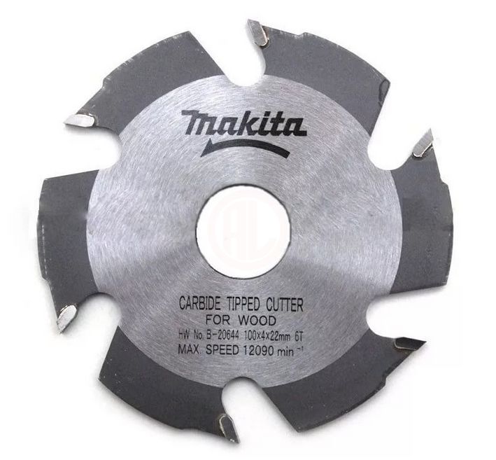 Makita Karpid Uçlu Ahşap Dübel Freze Bıçağı 100x22 mm 6 Diş (B-20644)