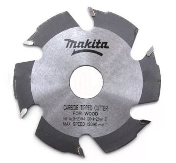 Makita Karpid Uçlu Ahşap Dübel Freze Bıçağı 100x22 mm 6 Diş (B-20644)