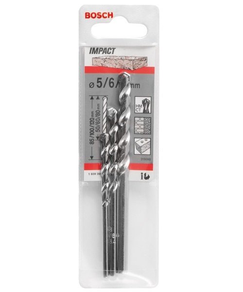 Bosch Ts İmpact 5-6-8 Mm 3 Parça - 1609200204