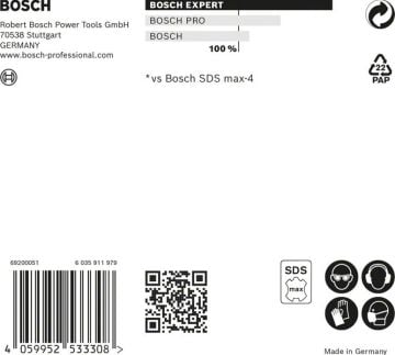 Bosch Kırıcı Delici Uç SDS-Max-8X Expert 32x720 mm (1 Adet) - 2608900256