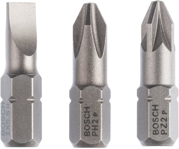 Bosch Vidalama Ucu Extra Hard Set 25 mm (3 Parça PH2/PZ2/S) - 2607001766