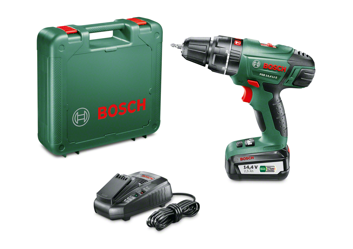 Bosch Psb 14,4Lı-2 Akülü Darbeli Delme Vidalama Makinesi - 0603982408