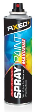Fixed F202 Sprey Boya Parlak Siyah 225 Ml