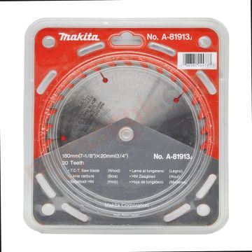 Makita Profesyonel Ahşap Daire Testere 180x20 mm 30 Diş (A-81913)