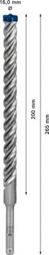 Bosch Kırıcı Delici Uç SDS-Plus-7X Expert 16x265 mm (1 Adet) - 2608900131