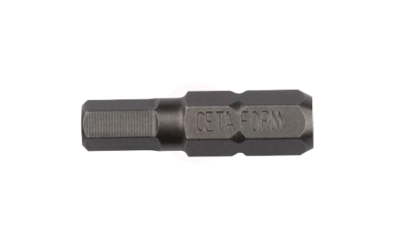 Ceta Form 1/4 İnç Allen Bits Uç 5/32 İnç X 25Mm