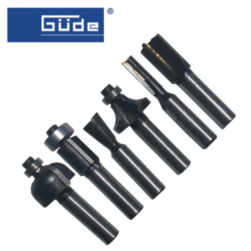 GÜDE 58315 Freze Uç Seti, 6 Parça