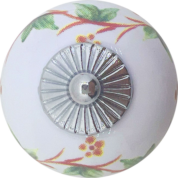 Ayder Orkide Düğme Krom - P 3023