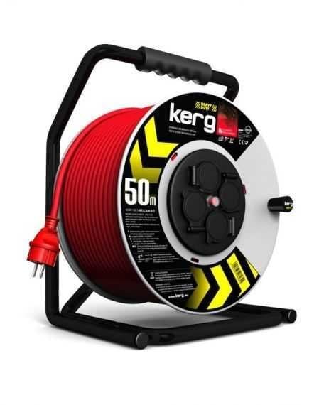 KERG Profesyonel Uzatma Kablosu (50m, 3х2.5mm2) - 15 Yıl Garantili