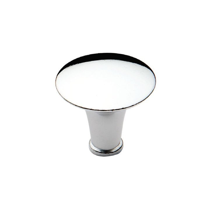 Ayder Düz Düğme Mat Krom - R 3082-2