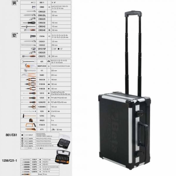Beta Tekerlekli Takım Çantası 2056T/E
