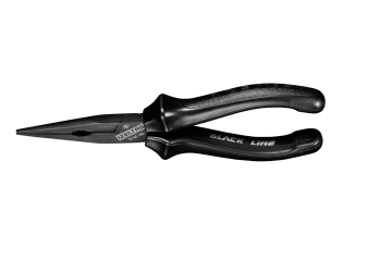 İzeltaş 180 Mm  Kargaburun Düz Uçlu Black Line