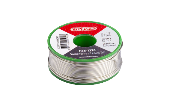 Ceta Form Lehim Teli Kurşunsuz, Sn99.3 Cu0.7, 1.2 Mm 200 Gr