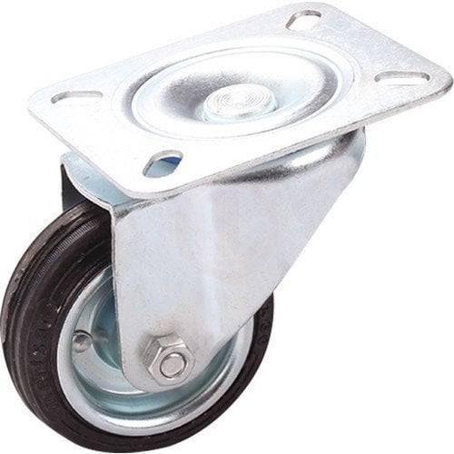 Mertsan Döner Sac Cantlı Kauçuk Burçlu Tekerlek 170x40 mm (160 Kg)