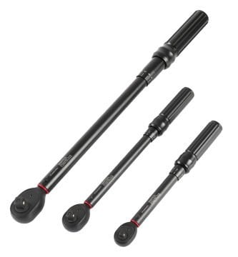 Brio Tork Anahtarı 3 AD 1/4'' 5-25 NM, 3/8'' 10-60 NM, 1/2'' 20-200