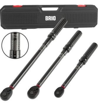 Brio Tork Anahtarı 3 AD 1/4'' 5-25 NM, 3/8'' 10-60 NM, 1/2'' 20-200