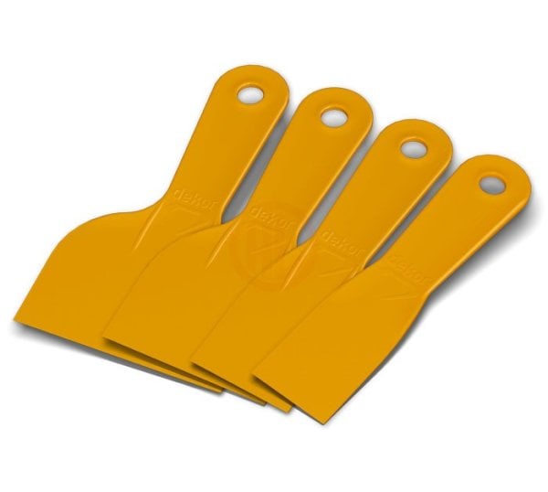 Dekor Hassan Plastik Ispatula Seti 4 Lü Takım