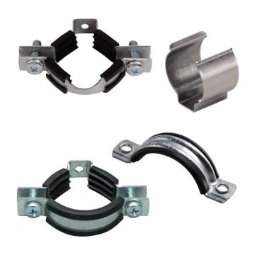 KAS Küresel Vana Bağlantı Kelepçesi 1/2 İnç - 3/4 İnç Contalı