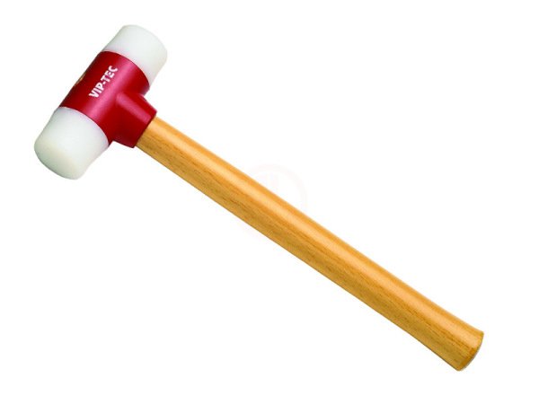 Vip-Tec Ağaç Saplı Plastik Çekiç 30 mm - VT850030