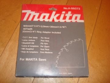 Makita Profesyonel Ahşap Daire Testere 185x30/20 mm 40 Diş (A-86072)