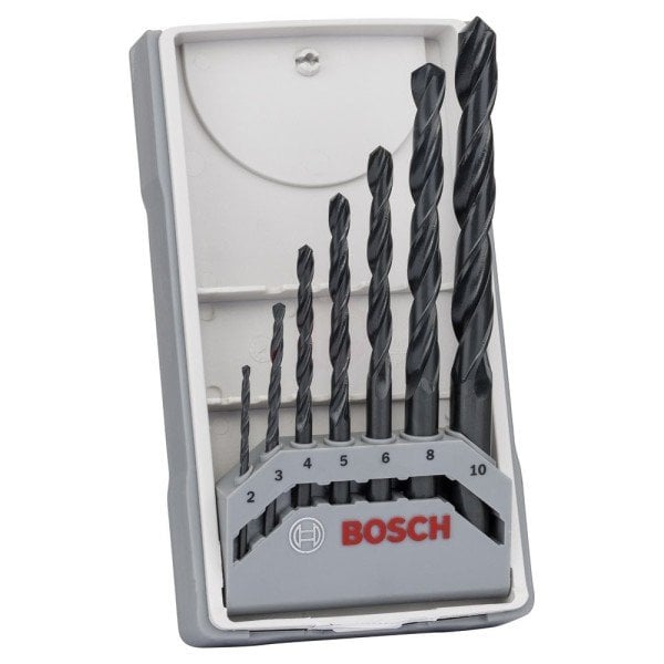 Bosch Ahşap Matkap Ucu Silindir Şaft Set (7 Parça) - 2607017034