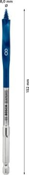 Bosch Ahşap Matkap Uç Expert SCS Yaprak HEX 8x152 mm - 2608900310