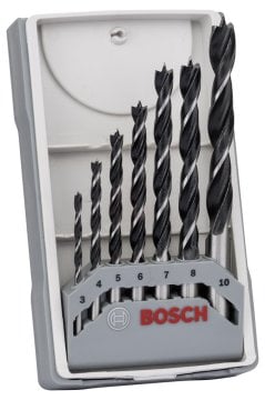 Bosch Ahşap Matkap Ucu Silindir Şaft Set (7 Parça) - 2607017034