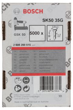 Bosch Gsk 50 İçin Havşa Matlı Matris Çivisi 35 Mm 5000