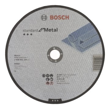 Bosch Kesme Diski Standard For Metal Düz 230x22,23x3,0 mm (A 30 S BF) - 2608603168