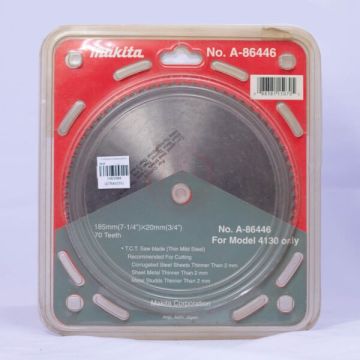 Makita Metal Daire Testere 185x20 mm 70 Diş (A-86446)