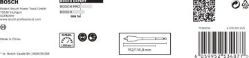 Bosch Ahşap Matkap Uç Expert SCS Yaprak HEX Set (6 Parça) (13-25 mm) - 2608900333