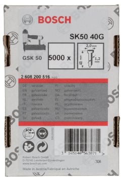 Bosch Gsk 50 İçin Havşa Matlı Matris Çivisi 40 Mm 5000