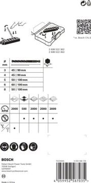 Bosch Beton Matkap Ucu Expert ImpactC HEX-9 MC (8 Adet) - 2608901455