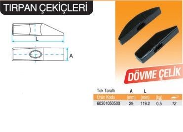 Kanca Tek Taraflı Tırpan Çekici 500 gr