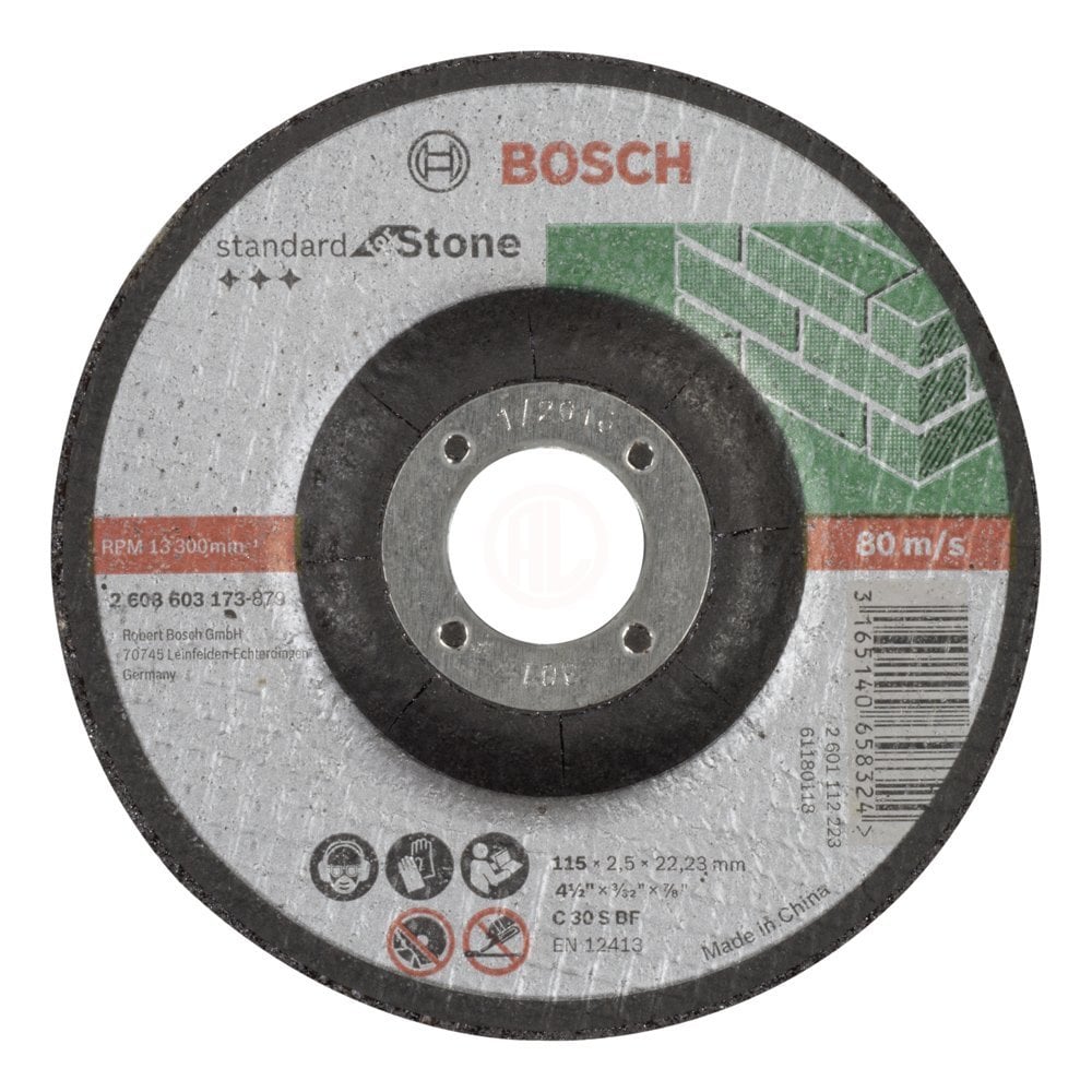 Bosch Kesme Diski Standard For Stone Bombeli 115x22,23x2,5 mm (C 30 S BF) - 2608603173