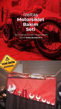 İzeltaş  Motosiklet Bakım Seti 41 Parça