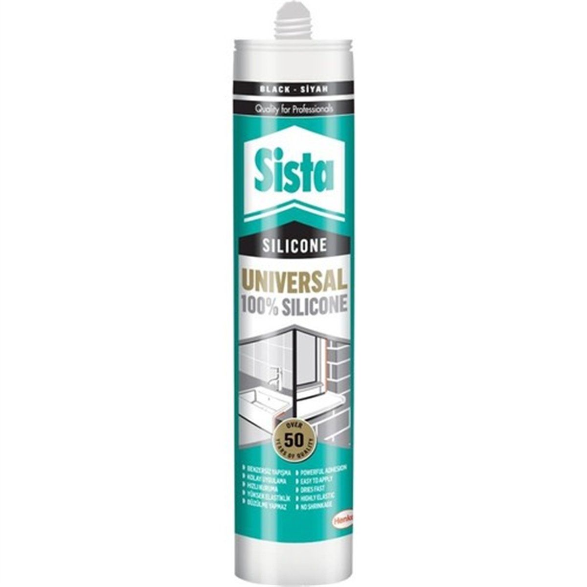 Sista Silikon Siyah 310 Ml
