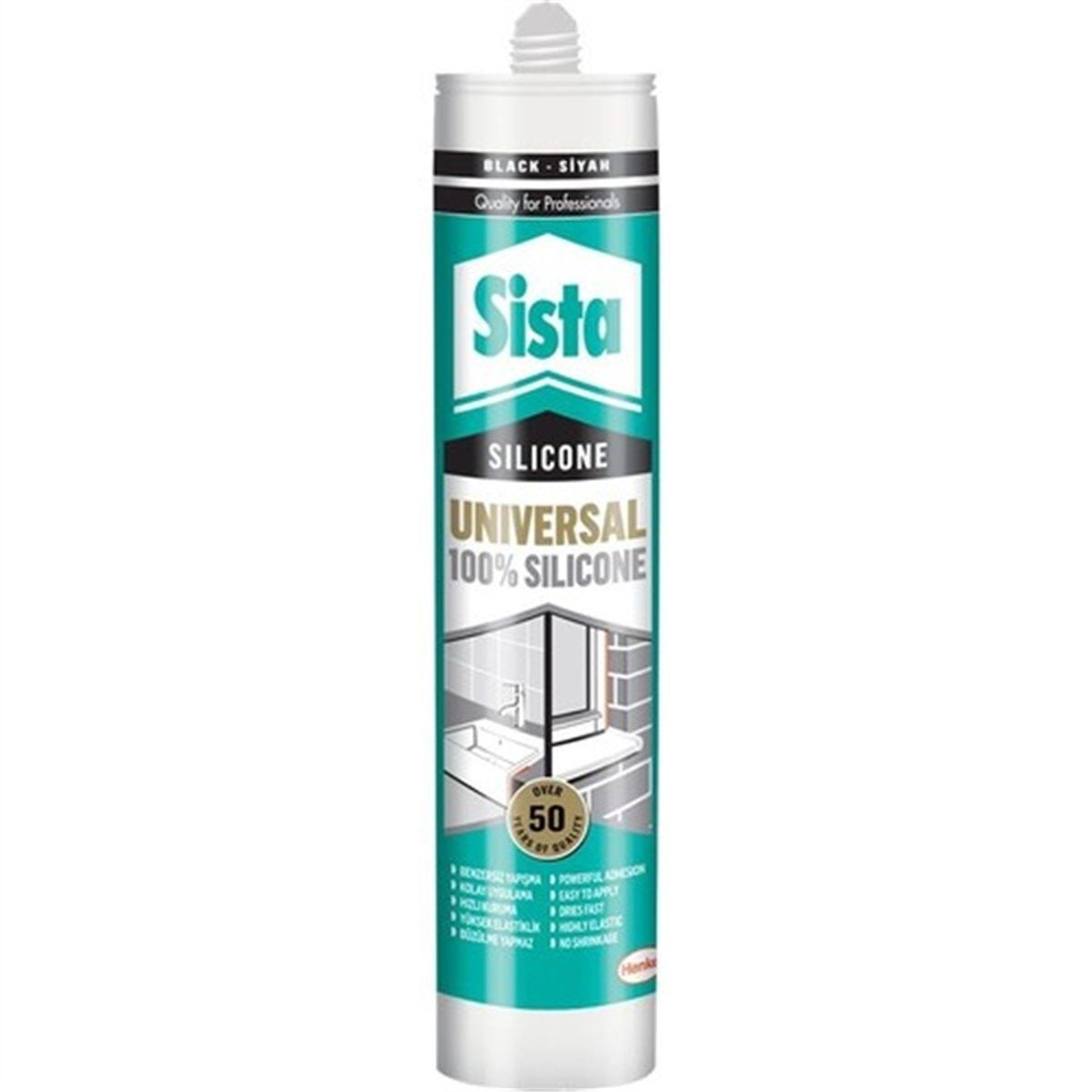 Sista Silikon Siyah 310 Ml