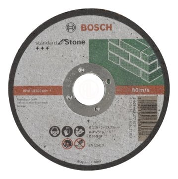 Bosch Kesme Diski Standard For Stone Düz 115x22,23x3,0 mm (C 30 S BF) - 2608603177