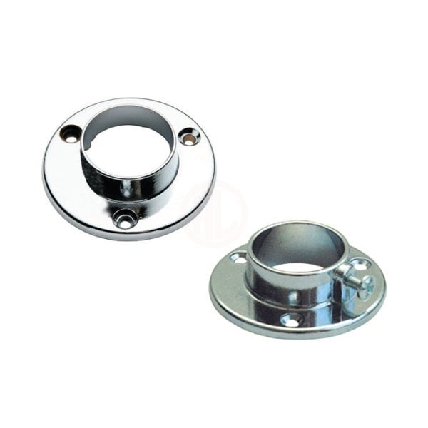 Ayder Yuvarlak Flanş Vidalı Krom - D 0702