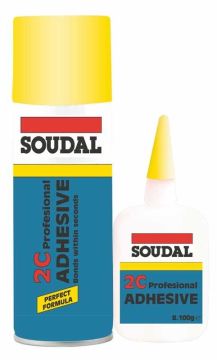 Soudal Yapıştırıcı Mitre Kit Yapıştırıcı 2C 400 Ml + 100 Gr Şeffaf