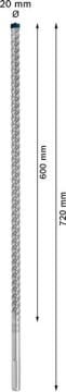 Bosch Kırıcı Delici Uç SDS-Max-8X Expert 20x720 mm (1 Adet) - 2608900230