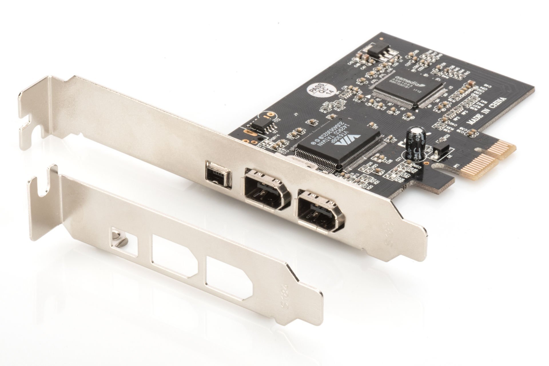 Assmann Digitus 3 Portlu (2 Harici, 1 Harici Port) Pcı Express Firewire 400 Kart, Ieee 1394A