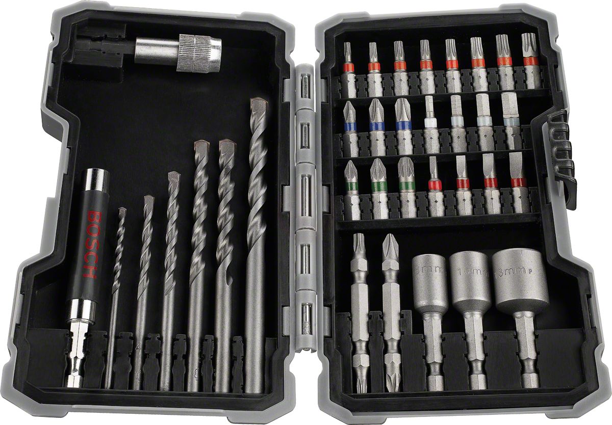 Bosch Profesyonel Delme ve Vidalama Set Beton (35 Parça) - 2607017326