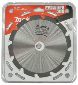 Makita Profesyonel Ahşap Daire Testere 190x30 mm 12 Diş (B-02939)