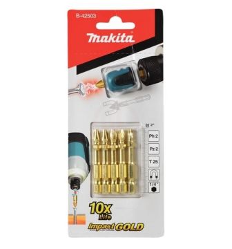 Makita Vidalama Ucu Impact Gold Set (6 Parça) (B-42503)