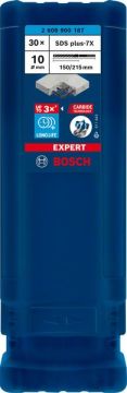 Bosch Kırıcı Delici Uç SDS-Plus-7X Expert 10x215 mm (30 Adet) - 2608900187